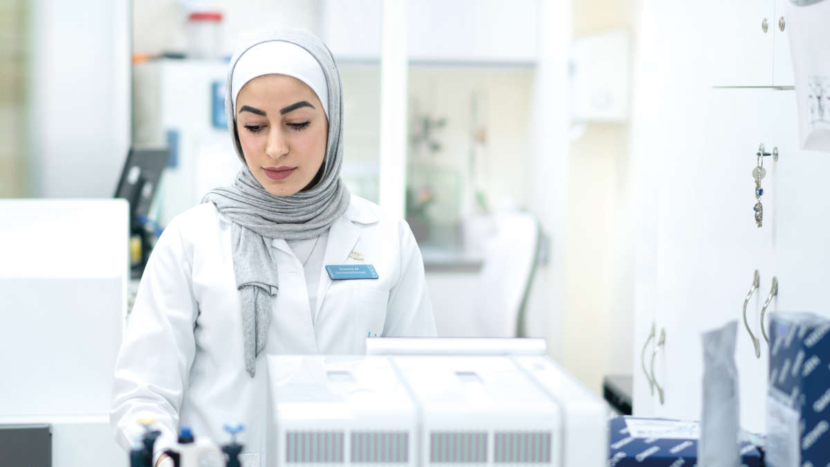 Image from Biolab in Oman