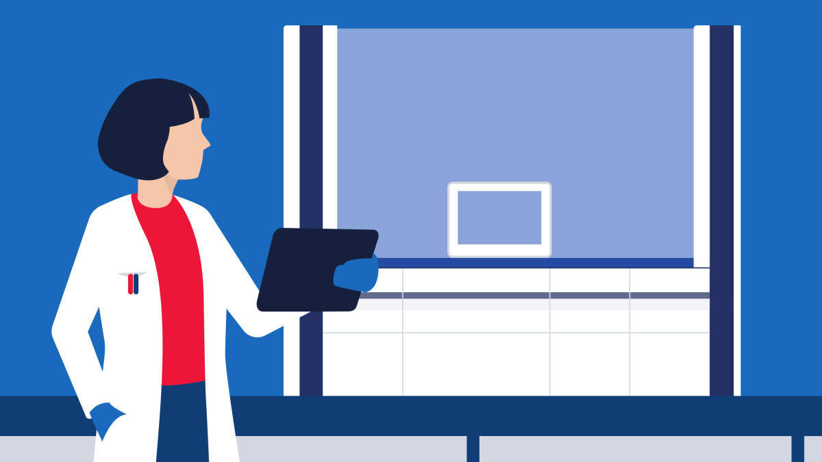 Illustration of QIAsymphony in lab