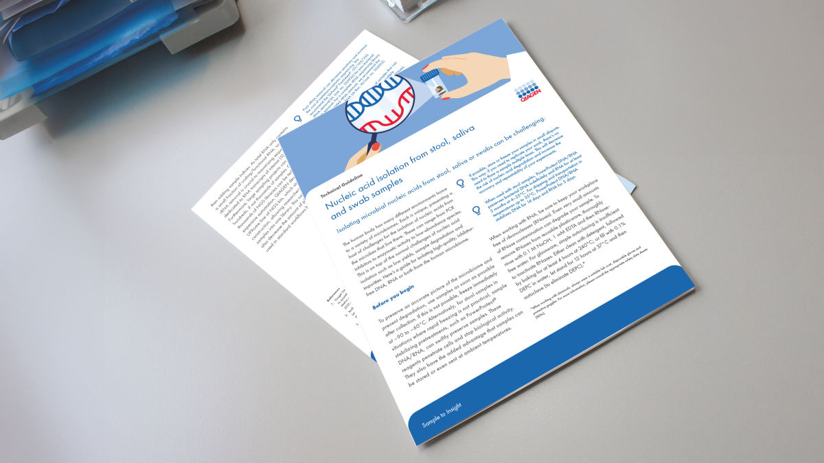 Stool, swabs and saliva technical guidelines – expert advice for free