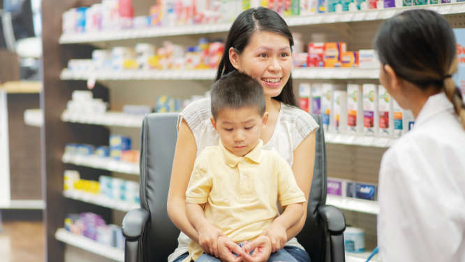 QIAstat-Dx, woman, physician, child, woman, mother, mom, asian, pharmacist, infectious disease, syndromic testing