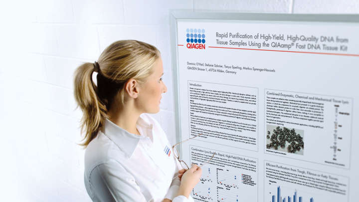 Scientific medical posters and documents