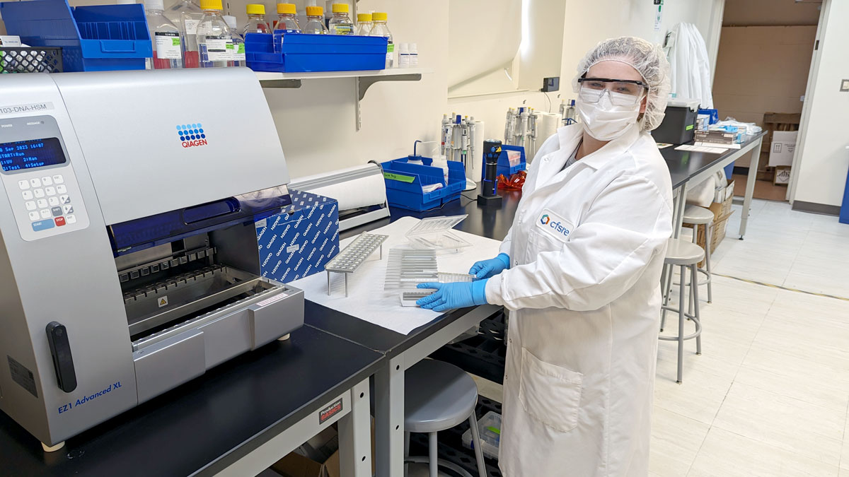 HID, HIDden Talent, Caucasian female in a lab