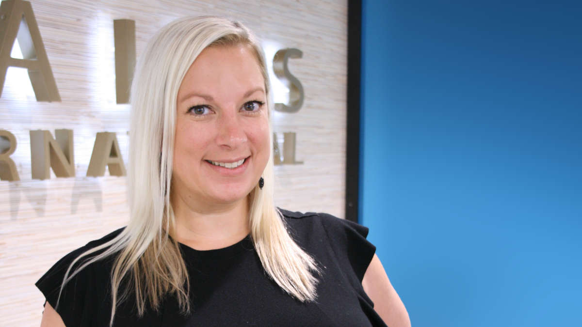 customer story, Rachel Oefelein, chief scientific officer, in her office at DNA Labs International