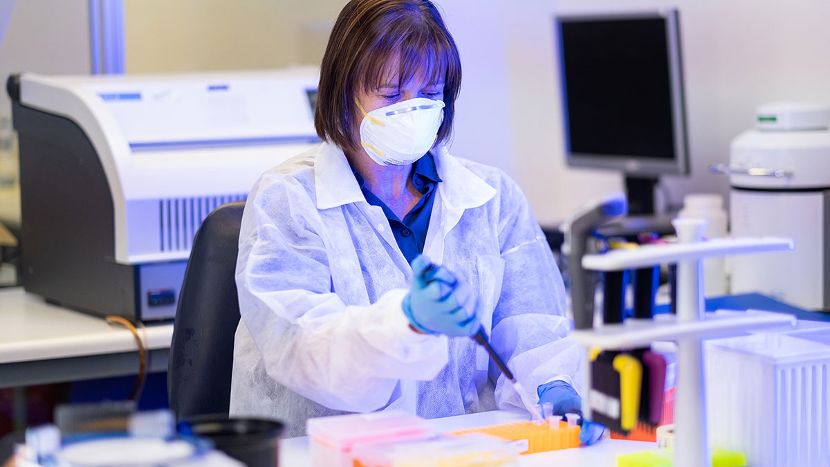 Allison Glass, lab, testing